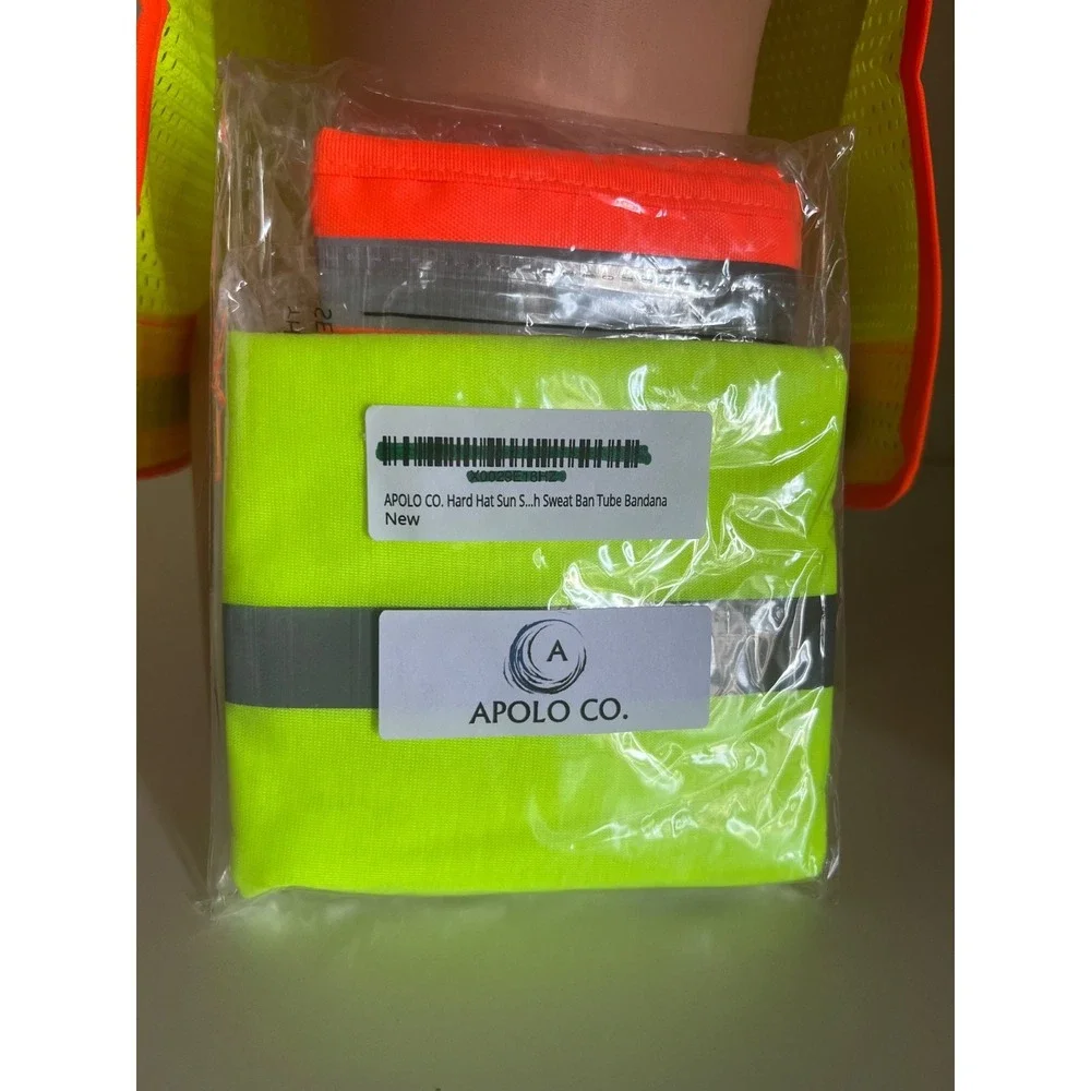 Hard Hat Safety Neck Shade Helmet Sun Shield Hi Viz Reflective Free Gaiter Mask